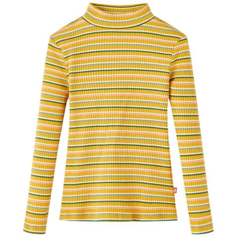 Maglietta Da Bambina Maniche Lunghe A Lupetto Ocra 128 - Foto 1