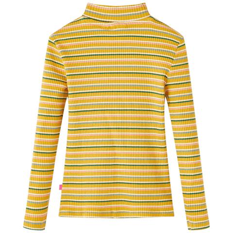 Maglietta Da Bambina Maniche Lunghe A Lupetto Ocra 128 - Foto 2