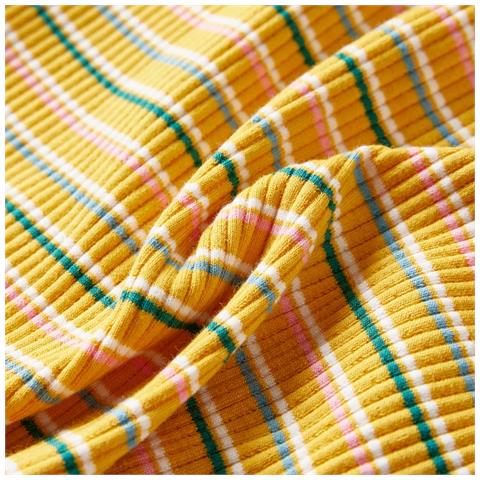 Maglietta Da Bambina Maniche Lunghe A Lupetto Ocra 128 - Foto 7