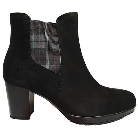 Stivali Con Zip Da Donna In Pelle Scamosciata Nera 37 - Foto 1