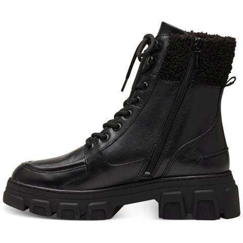 Black Casual Closed Booties Stivaletti Pelle Scarpe Donna Nero Eu 37, 1-26274-41 007 - Foto 3