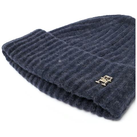 Fluffy Beanie Beanie Berretto Sintetico Accessori Donna Blu Eu One Size, Aw0aw14680 Dw6 - Foto 2