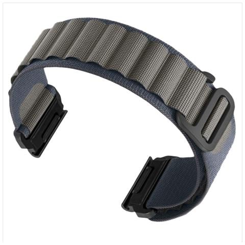 Cinturino Per Orologio In Nylon Per Garmin Fenix 8/8s/6/6x/7/7x/pro/tactix Blue 26 Mm - Foto 1