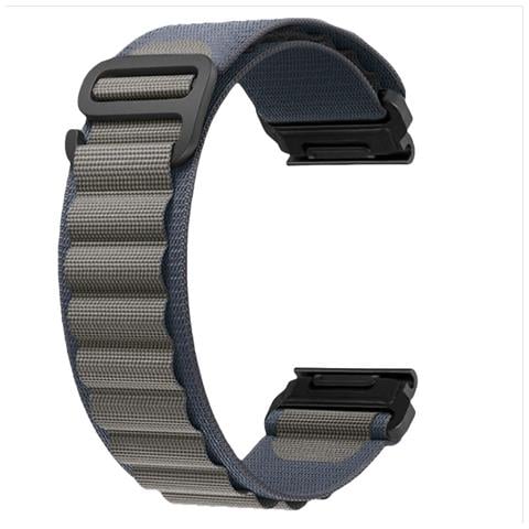 Cinturino Per Orologio In Nylon Per Garmin Fenix 8/8s/6/6x/7/7x/pro/tactix Blue 26 Mm - Foto 2