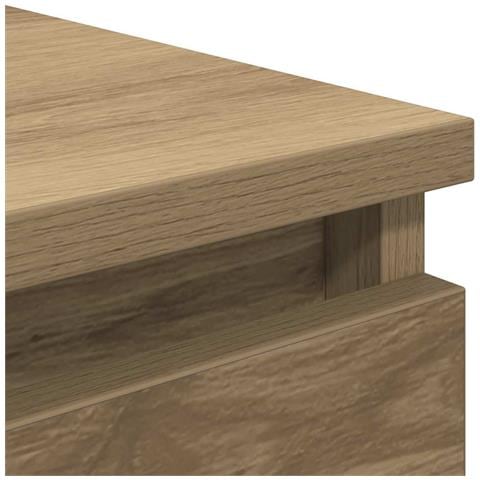 Credenza con Cassetti Rovere Artigianale 37,5x35x99 cm - Foto 2