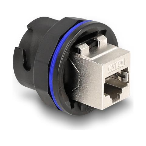 Connettore RJ45 Cat. 6A integrato nero - Foto 1