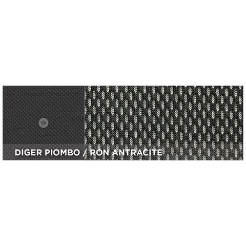 Coprisedili Anteriori Personalizzati Fiat Ducato Camper 06> Tess. Misto Cotone Piombo/antracite - Foto 2