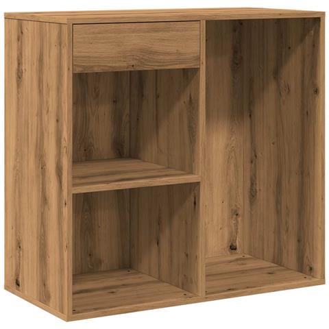 Armadietto Per Cosmetici Rovere Artigianale 80x40x75 Cm - Foto 2