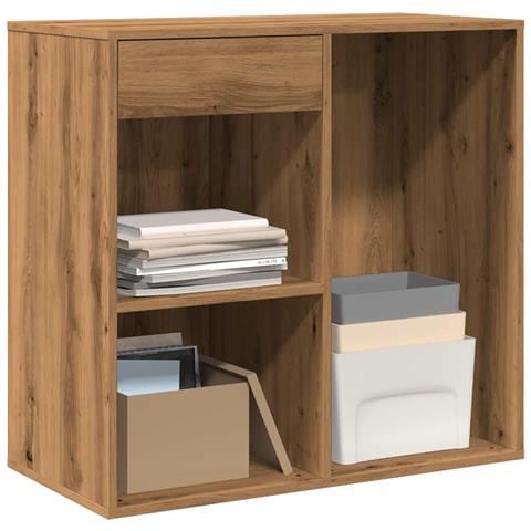 Armadietto Per Cosmetici Rovere Artigianale 80x40x75 Cm - Foto 1