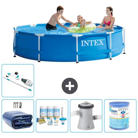 Piscina Fuori Terra - In Giro - 305x76 Cm - Blu - Include Accessori Coordinati A1485 - Foto 1
