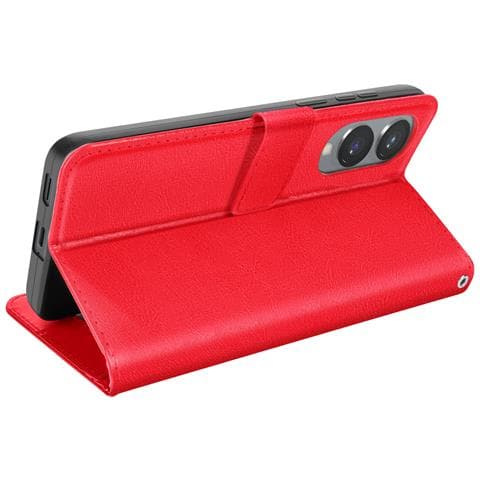 Custodia Samsung S25 Edge Portafoglio, Rosso - Foto 5