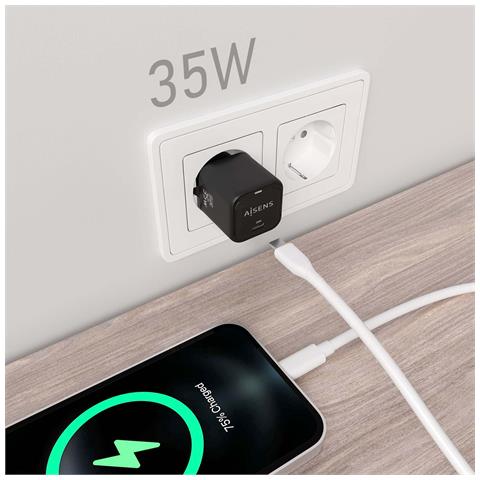 ASCH-35W1P023-BK Caricabatterie per dispositivi mobili Universale Nero AC Ricarica rapida Interno - Foto 2