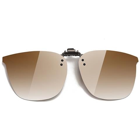 Occhiali Da Sole Polarizzati Clip-on Brown - Foto 3