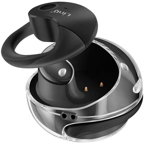 Auricolari Bluetooth Clip Design Aperto Microfono Touch, Nero - Foto 1