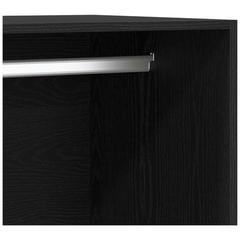 Armadio  Nero Rovere 50x50x200 cm in Legno Ingegnerizzato - Foto 9