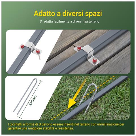 Garage Auto Per Esterno Tenda Per Bicicletta Box Moto Impermeabile Tendone Per Auto Moto E Attrezzi Capanno Da Giardino E Ripostiglio Da Esterno Argento 120x176x163 Cm Kls11-k - Foto 2