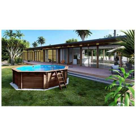 Piscina In Legno 5.37x5.37 - H.1.31 M Autoportante - Foto 1