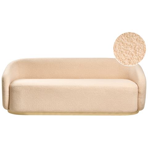 Divano 2 Posti Sipo Bouclé Beige - Foto 2