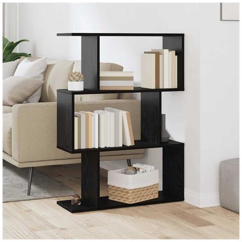 Armadio per Libri Grigio 70 x 14 x 97 cm Legno multistrato - Foto 2