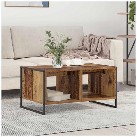 Tavolino da salotto Legno vecchio 80 x 50 x 40 cm - Foto 2