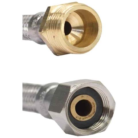 Tubo Flessibile In Acciaio Inox Dn8  Certificato Dvgw - Foto 2