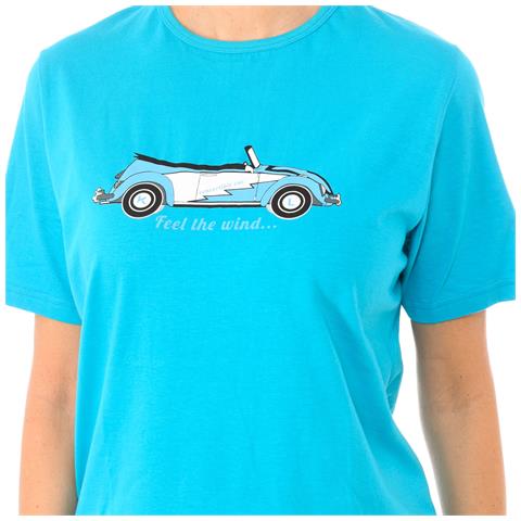 Pigiama Estivo Da Donna A Maniche Corte In Cotone Kl40000 - Foto 2