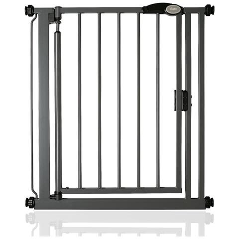 Safetots Cancelletto Per Scale A Pressione Con Chiusura Automatica, Stretto, 68,5cm - 75cm, Grigio Ardesia - Foto 1
