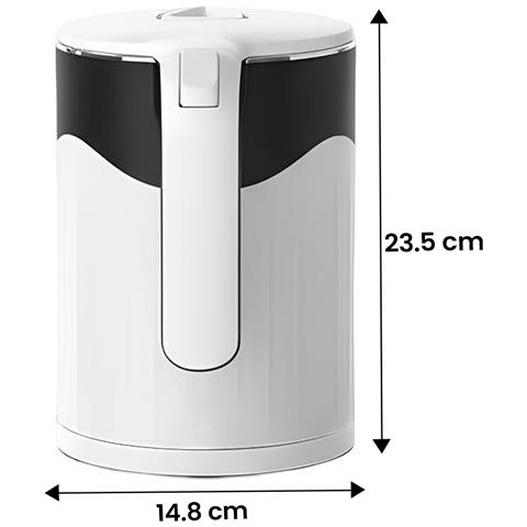 Bollitore Elettrico 1.8l 1500w In Acciaio Inox Con Spegnimento Automatico - Foto 2