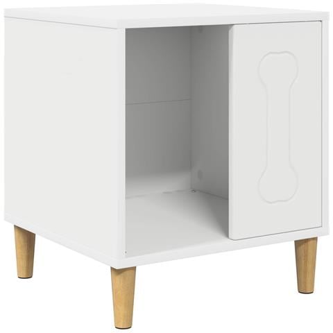 Cuccia per cani Bianco 44 x 42 x 49 cm Legno multistrato - Foto 1