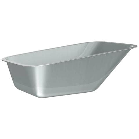 Sostituzione Vassoio Carriola Argento 88 x 60 x 32 cm Acciaio - Foto 1