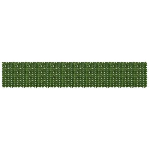 Schermo per balcone con foglie Verde 600 x 100 cm - Foto 1