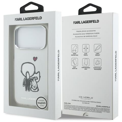 Custodia Per Iphone 17 Pro Max, Trasparente Karl Lagerfeld - Foto 7