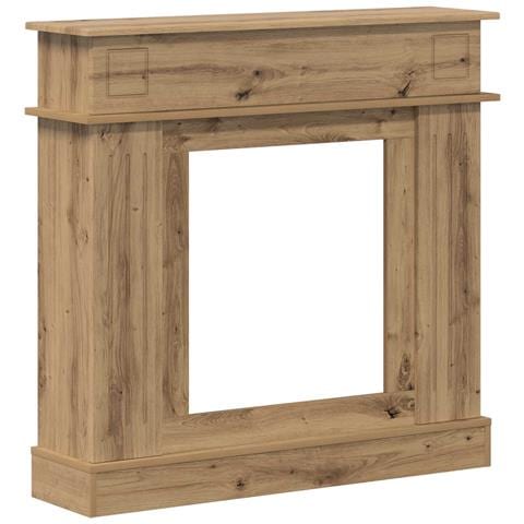 Cornice per camino Rovere Artigianale 102 x 26 x 100 cm - Foto 1