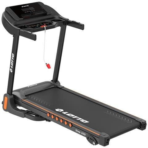 Tapis Roulant Elettrico Step 200, 2,5 Hp, 8 Km /h, Inclinazione Manuale 4 Livelli, Superficie 105x41 Cm, Bluetooth, Fitshow, Kinomap, Zwift, Led, 12 Programmi, Pieghevole, 120 Kg - Foto 1
