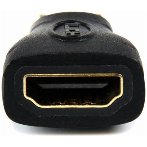Adattatore convertitore HDMI a mini HDMI - HDMI femmina a HDMI maschio con connettori placcati in oro per camera o TV ad HD - Foto 2