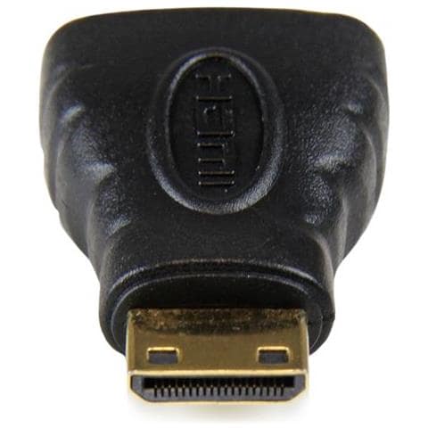 Adattatore convertitore HDMI a mini HDMI - HDMI femmina a HDMI maschio con connettori placcati in oro per camera o TV ad HD - Foto 3