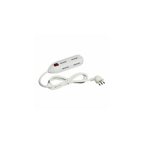 Multipresa Mini6 6 Pr 10a Piu Interruttore Bianco - Foto 1
