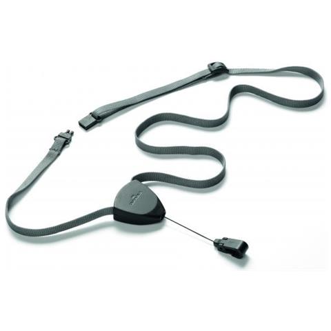 Chiocciola Yo-yo Cordone Regolabile Tessuto 10mm Plastica Clip Nero 10pz - Foto 1