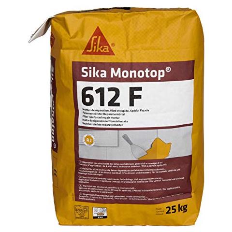 Monotop 612 F Malta Per Riparazione Rapida - Grigio - 25 Kg - Foto 1