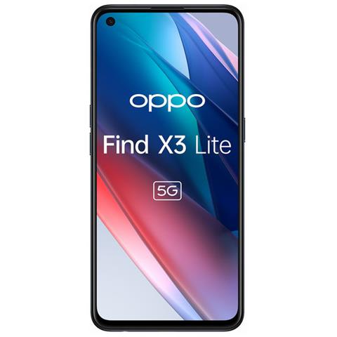 Find X3 Lite 128 GB 5G Dual Sim Display 6.4" Full HD+ Fotocamera 64 Mpx Android Europa Nero - Foto 2