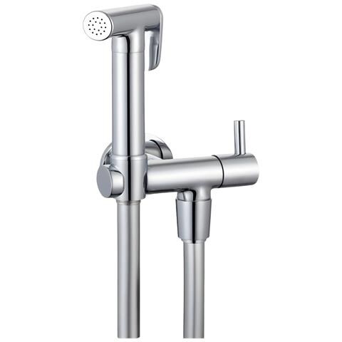 Idroscopino Wc Doccetta Ottone Portatile Shutoff Monogetto Con Leva Ogomondo Kit *** Finitura- : Cromato Tondo - Foto 4