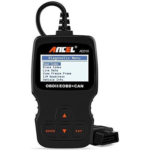 Ad310 Classic Aumentato Universale Obd Ii Scanner Motore Di Automobile Guasto Lettore Di Codici Can Diagnostic Scan Tool (nero)  - Foto 1