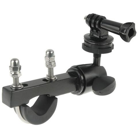 Supporto Metal Da Bici - Moto Handlebar  Per Gopro Hd Hero - Nilox - Action Cam Trevi Black - Foto 2