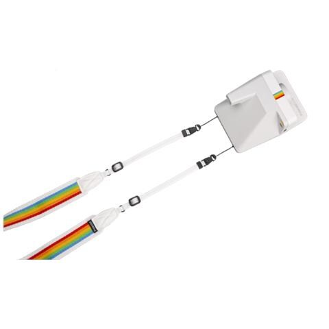 6054 Tracolla Fotocamera Istantanea Cotone, Poliestere Blu, Verde, Arancione, Rosso, Bianco, Giallo - Foto 3