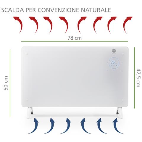 Enjoy & Relax 937 stufetta elettrica Interno Bianco 2000 W Stufa elettrica a convezione - Foto 6