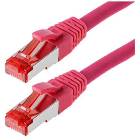 Cavo Patch Helos S/ftp Cat 6 Magenta 10,0 M - Foto 1