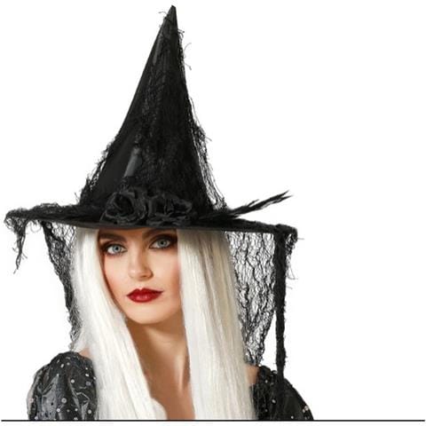 Cappello Strega Nero Adulti - Foto 1