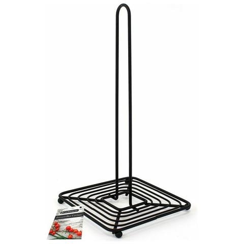 Portarotolo Di Carta Da Cucina 66401 Nero 15 X 15 X 30,5 Cm (12 Unità) - Foto 2