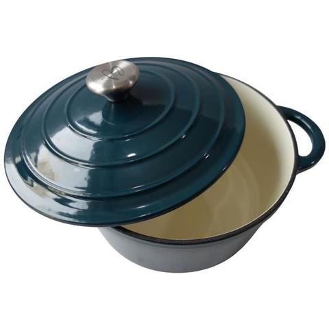 Casseruola 24 Cm - Forma Rotonda - Verde Blu - Foto 1