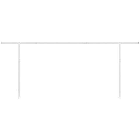 Set Pali per Tenda da Sole Bianco 600x245 cm Ferro - Foto 3